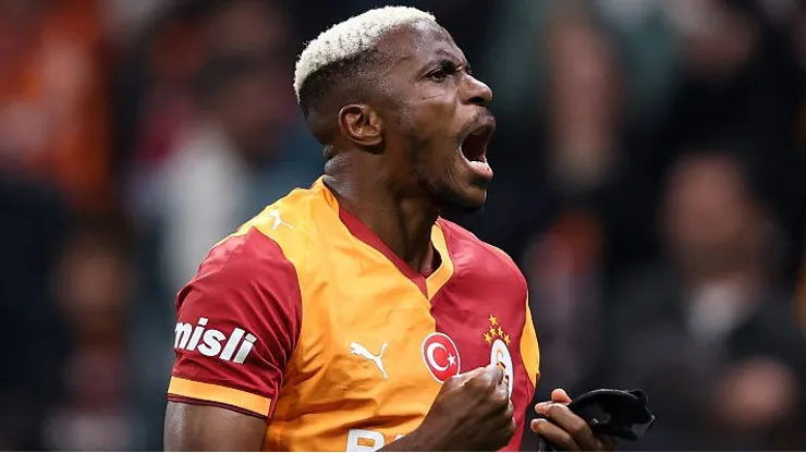 O Galaatasaray empatou com o Atlético de Madrid e Osimhen elogiou o time espanhol (Foto: Ahmad Mora/Getty Images)