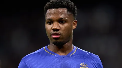 Ansu Fati em campo pelo Monaco. Foto: Angel Martinez/Getty Images