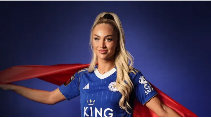 Alisha Lehmann no Leicester City (Divulgação/Leicester City)