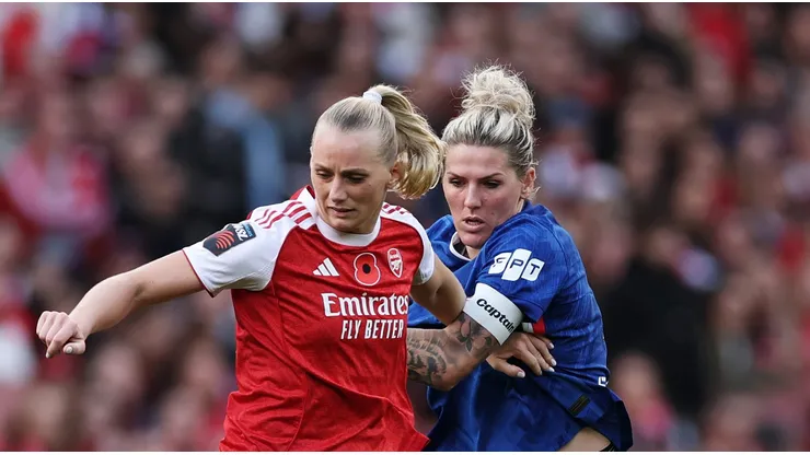 Arsenal x Chelsea pela WSL (Photo by Naomi Baker/Getty Images)