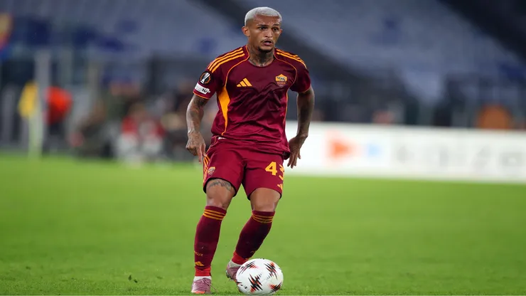 Wesley, em partida da Roma pela Europa League - Paolo Bruno/Getty Images