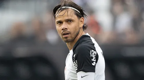 Ángel Romero em campo pelo Corinthians. Foto: Joisel Amaral/AGIF
