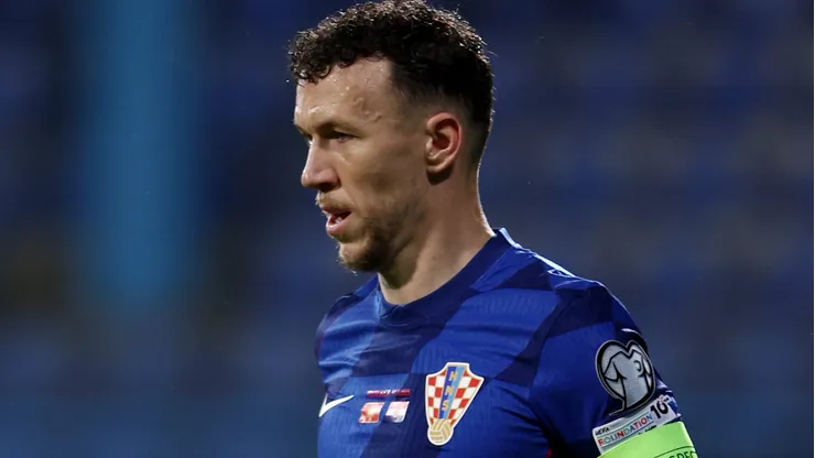 Ivan Perisic durante partida da Croácia. (Photo by Filip Filipovic/Getty Images)