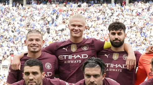 Kalvin Phillips, Haaland e Gvardiol. (Photo by Jeff Dean/Getty Images)