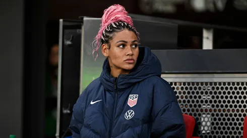 Trinity Rodman pelo Estados Unidos (Photo by Eakin Howard/Getty Images)