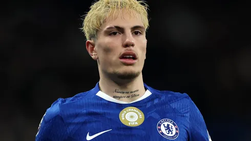 Alejandro Garnacho não se firmou no Chelsea e pode retornar ao Atlético de Madrid. Foto: Eddie Keogh/Getty Images