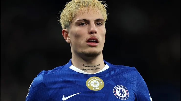 Alejandro Garnacho não se firmou no Chelsea e pode retornar ao Atlético de Madrid. Foto: Eddie Keogh/Getty Images