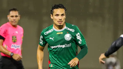 O meia Raphael Veiga em jogo do Palmeiras (Fabio Menotti/Palmeiras/by Canon)