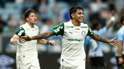 Facundo Torres comemora gol pelo Palmeiras (Pedro H. Tesch/Getty Images)