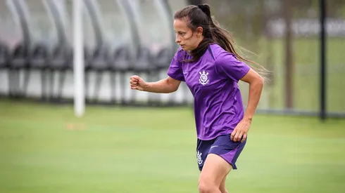 Nova atacante do Corinthians comenta sobre a disputa do Mundial Feminino e a expectativa para jogar pelo clube – Foto: Rodrigo Gazzanel/Corinthians