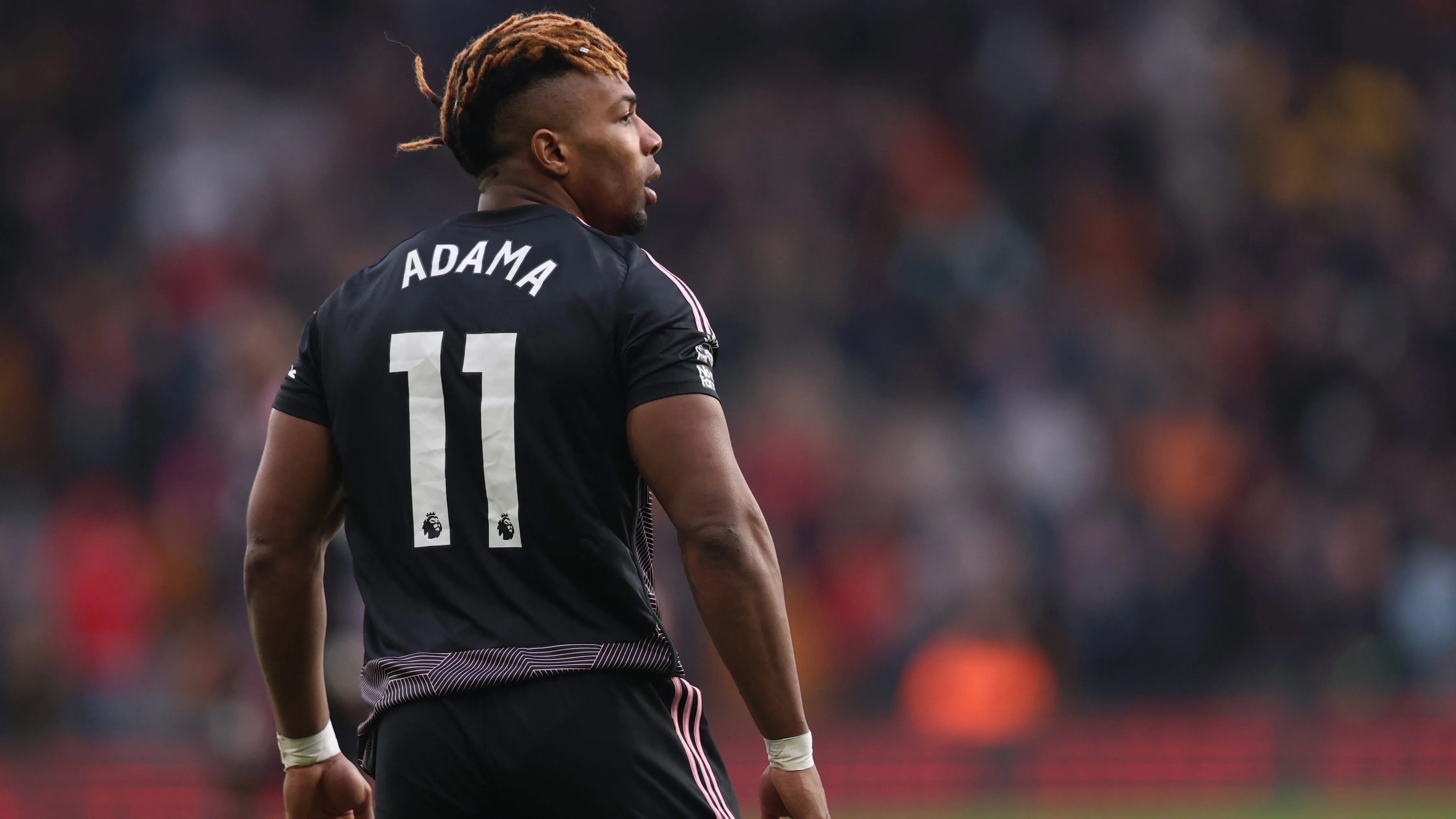Adama Traoré em jogo do Fulham. Atacante vai reforçar o West Ham. Foto: Nathan Stirk/Getty Images