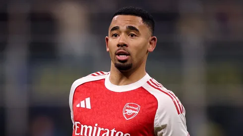 Gabriel Jesus, do Arsenal, troca de agente após entrar no radar do Milan. (Photo by Carl Recine/Getty Images)