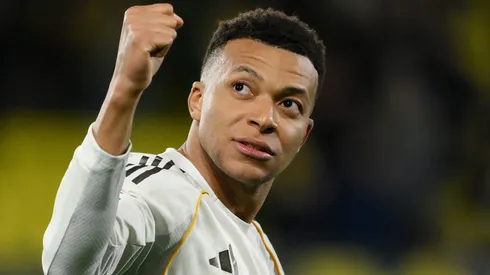 Mbappé marca 2 na vitória do Real Madrid e ultrapassa início de Cristiano Ronaldo na La Liga. (Foto: David Ramos/Getty Images)