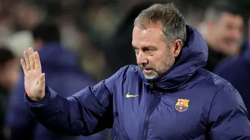 Treinador do Barcelona Hansi Flick. (Foto: Juan Manuel Serrano Arce/Getty Images)