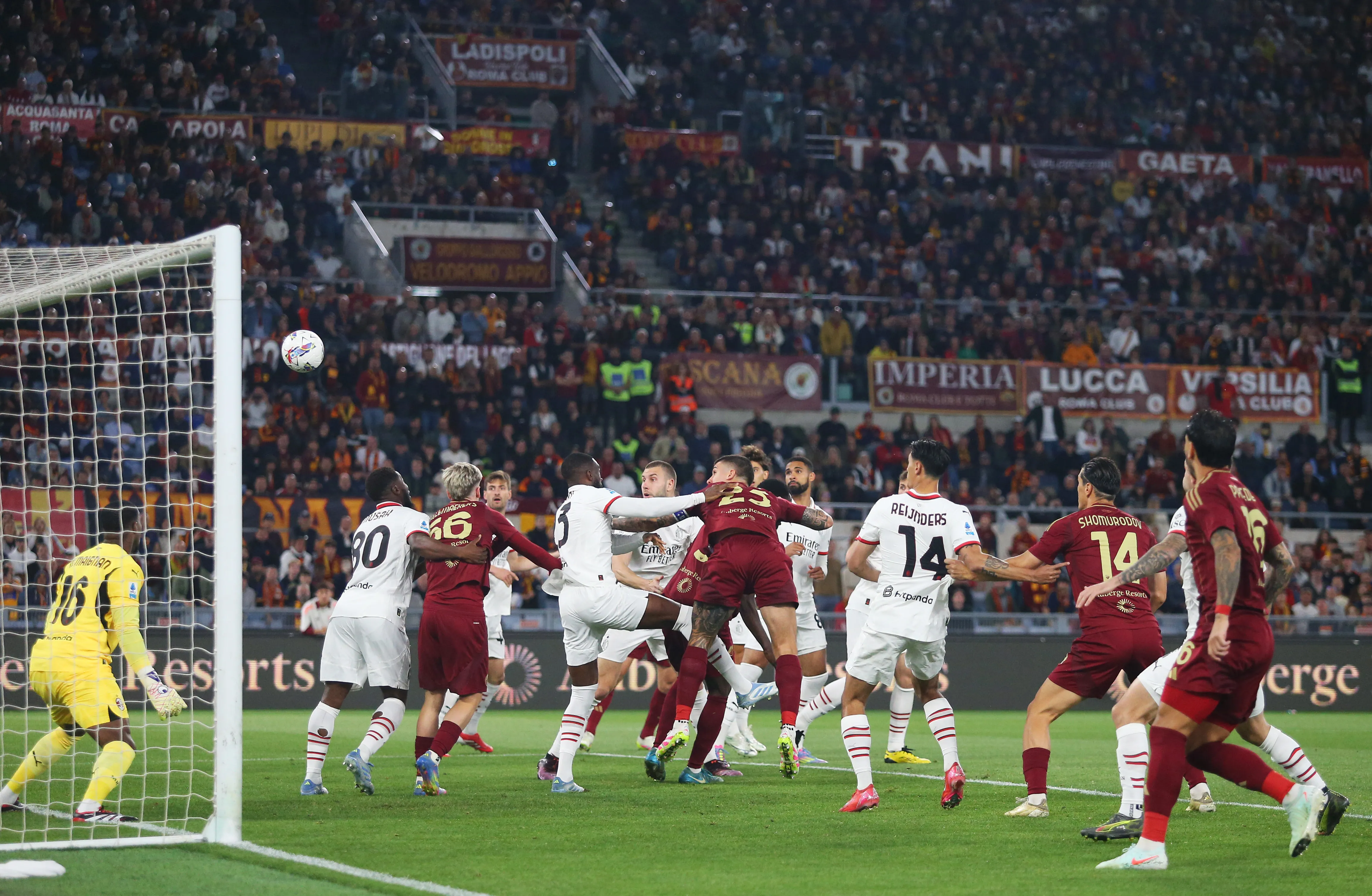 Roma vs Milan. Foto: Paolo Bruno/Getty Images