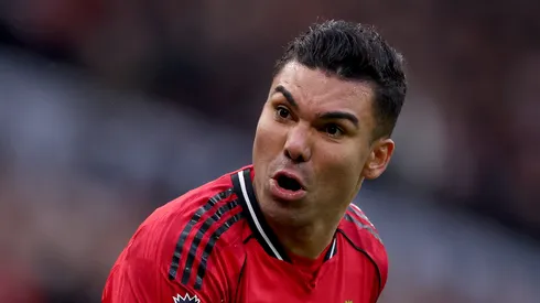 Manchester United tem Adam Wharton e Baleba como substitutos de Casemiro. Foto: Carl Recine/Getty Images