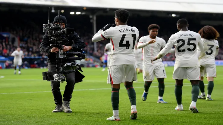 Estêvão, após Crystal Palace x Chelsea - Mike Hewitt/Getty Images