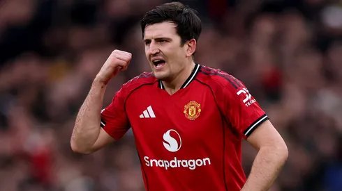 Harry Maguire em jogo do United. (Photo by Carl Recine/Getty Images)