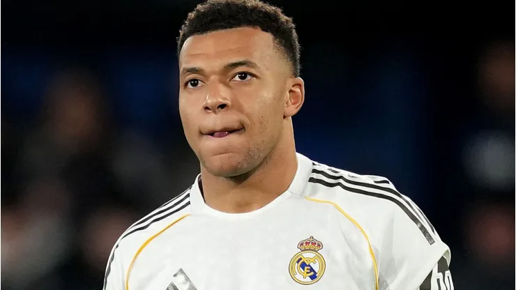 Mbappé realiza atividade moderada e pode desfalcar o Real Madrid. Foto: Alex Caparros/Getty Images