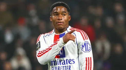 Endrick em jogo pelo Lyon. (Foto: IMAGO / PRESSE SPORTS)