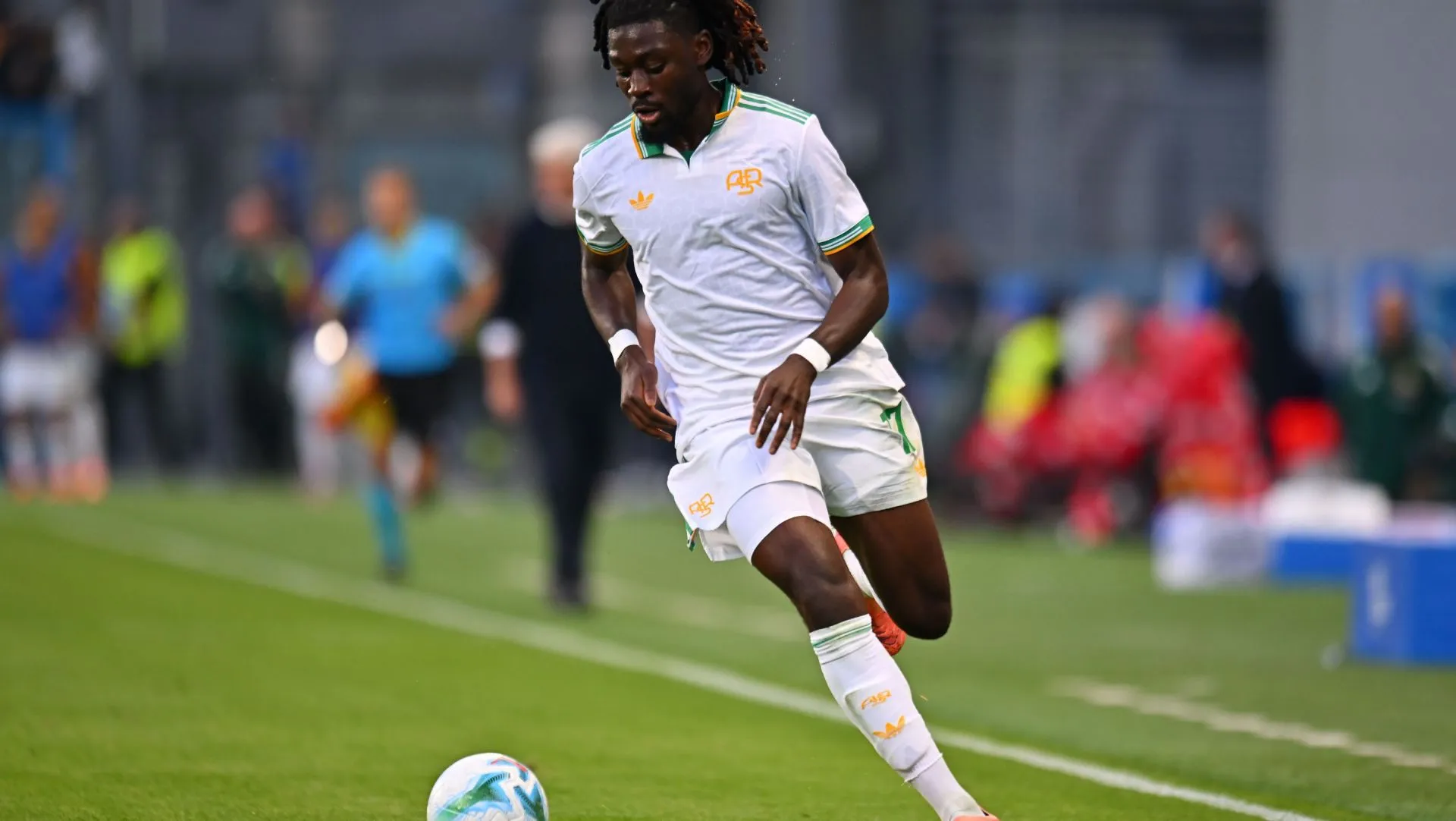 Manu Koné durante partida da Série A. Foto: Alessandro Sabattini/Getty Images