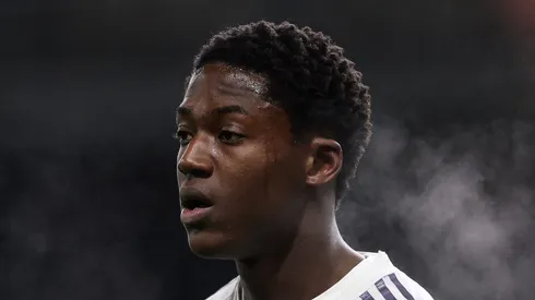 Manchester United prioriza extensão do contrato de Kobbie Mainoo. (Photo by Michael Regan/Getty Images)