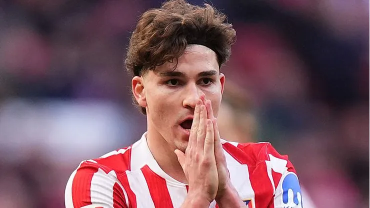 Julian Alvarez , atacante do Atletico de Madrid. Agente do atleta comentou sobre o futuro (Foto: Angel Martinez/Getty Images)