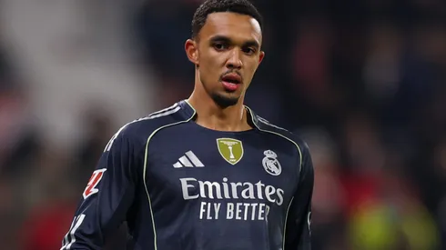 Alexander-Arnold, lateral do Real Madrid. (Photo by Judit Cartiel/Getty Images)