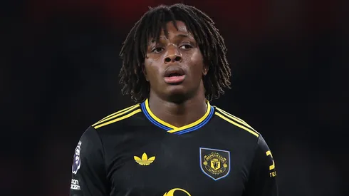 Patrick Dorgu, do Manchester United. (Foto: Alex Pantling/Getty Images)