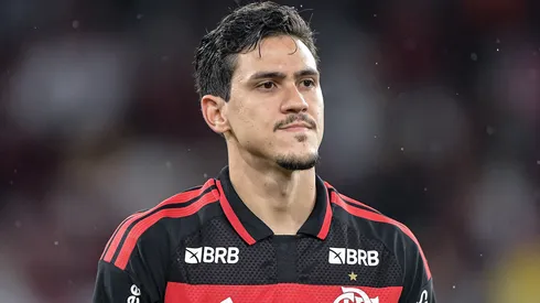 Pedro em campo pelo Flamengo. Foto: Thiago Ribeiro/AGIF