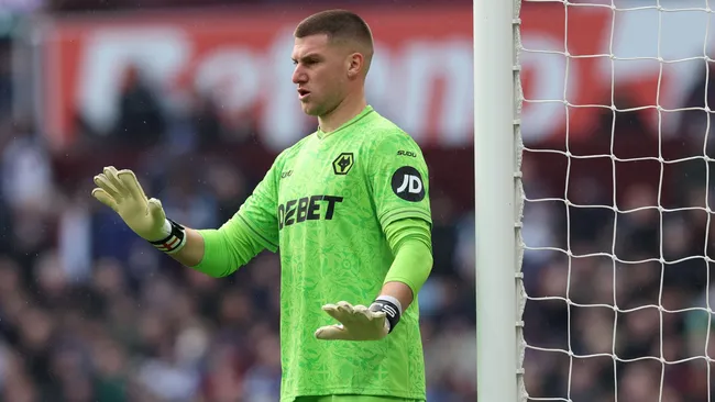 Sam Johnstone durante partida da Premier League. Foto: Michael Steele/Getty Images