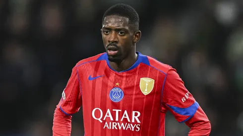 Dembélé durante partida do PSG. (Photo by Octavio Passos/Getty Images)