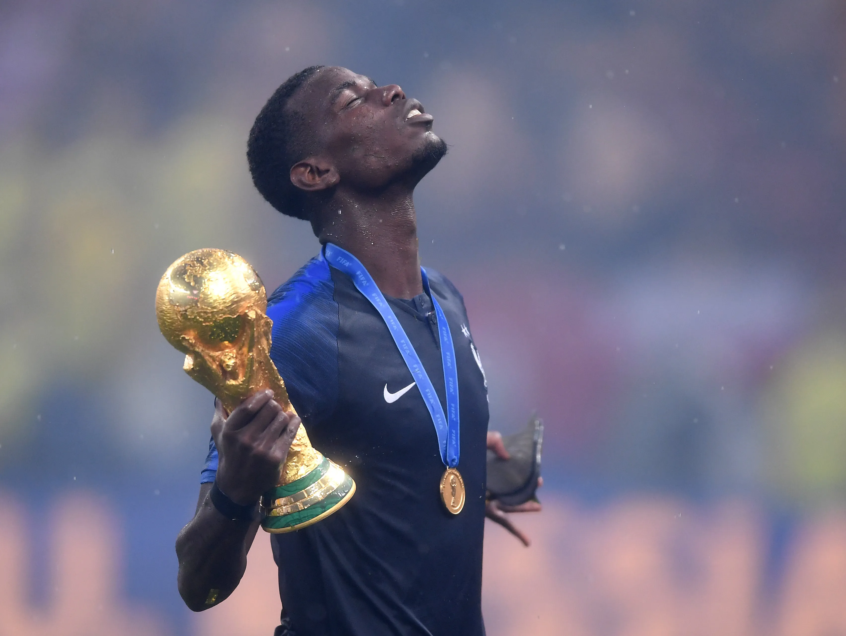 Paul Pogba foi campeão da Copa do Mundo em 2018. (Foto: Laurence Griffiths/Getty Images)