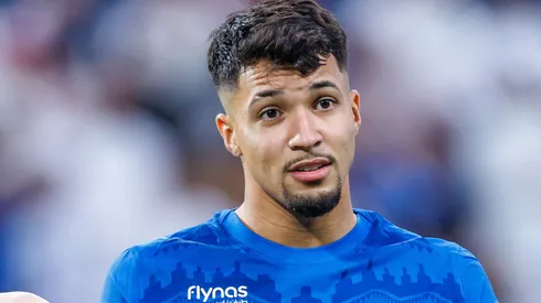 Marcos Leonardo, atacante do Al-Hilal. (Photo by Abdullah Ahmed/Getty Images)