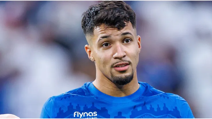Marcos Leonardo, atacante do Al-Hilal. (Photo by Abdullah Ahmed/Getty Images)