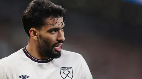 O meia Lucas Paquetá em jogo do West Ham (Michael Regan/Getty Images)