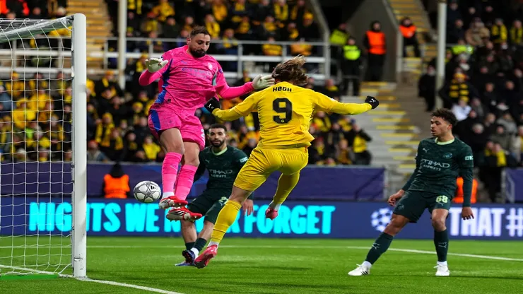 Primeiro gol do Bodo/Glimt contra o Manchester City na última rodada da Champions - Martin Ole Wold/Getty Images