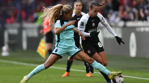 Corinthians e Gotham se enfrentaram buscando uma vaga na final do Mundial De Clubes Feminino – Foto: Jasper Wax/Getty Images