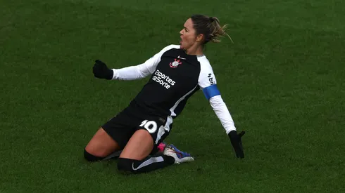 Capitã do Corinthians prega cautela para a final do Mundial de Clubes Feminino – Foto: Richard Pelham/Getty Images