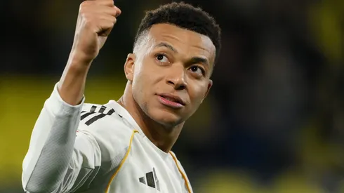 Mbappé em campo pelo Real Madrid (Foto: David Ramos/Getty Images)