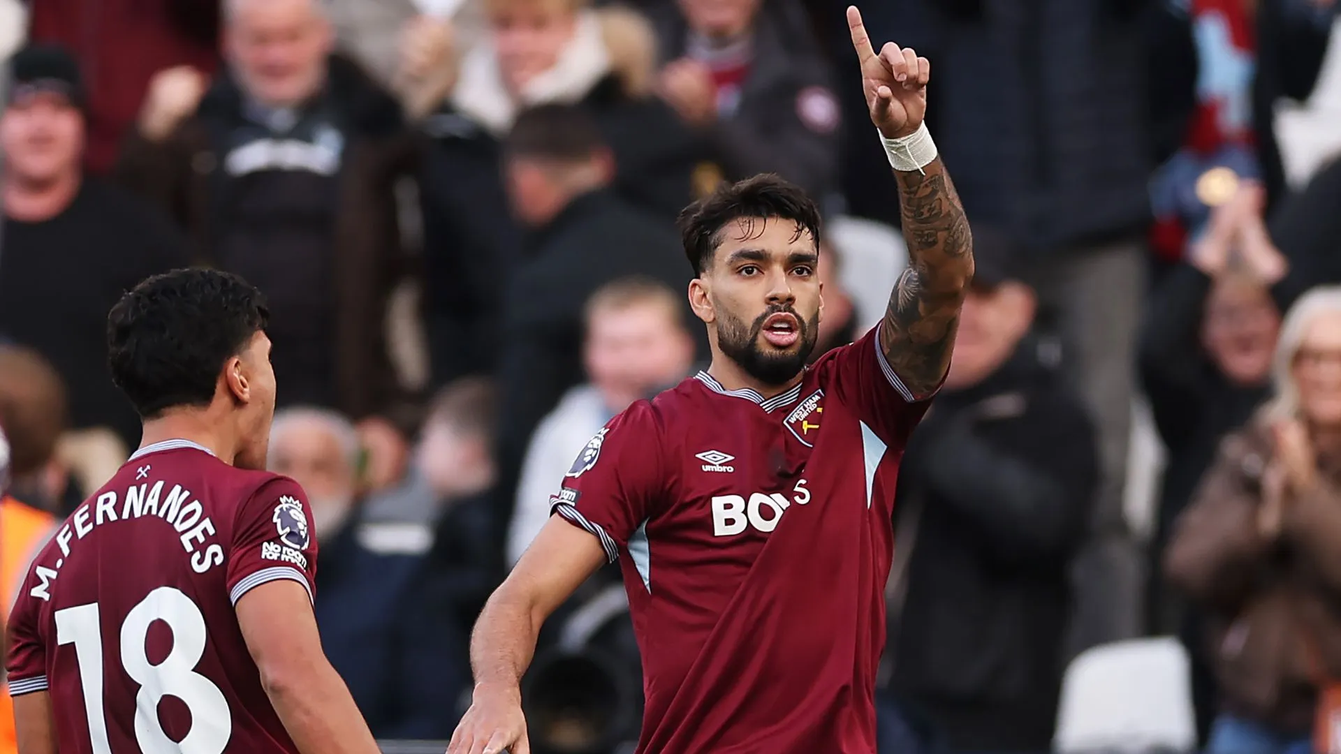 Paquetá fez gols e foi campeão pelo West Ham (foto: Alex Pantling/Getty Images)