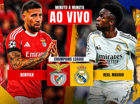 Benfica x Real Madrid: jogo ao vivo e em tempo real