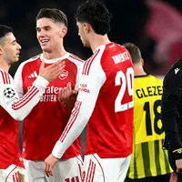 Arsenal vence o Kairat na Champions League com golaço de Martinelli
