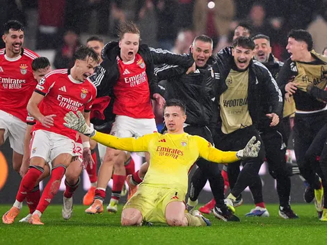 Anatoliy Trubin, goleiro do Benfica, marca golaço pelo Real Madrid