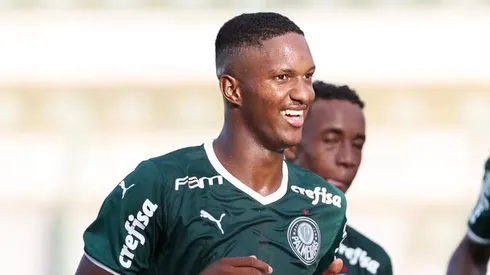 O atacante Vitinho em jogo do Palmeiras (Foto: Fabio Menotti/Palmeiras/by Canon)