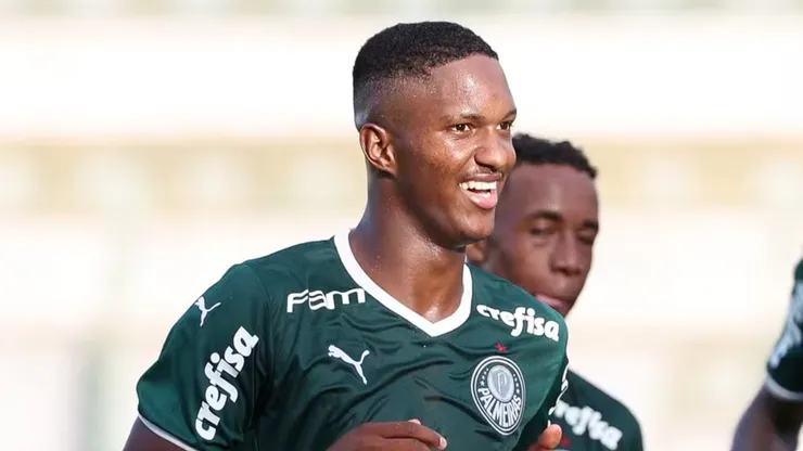 O atacante Vitinho em jogo do Palmeiras (Foto: Fabio Menotti/Palmeiras/by Canon)
