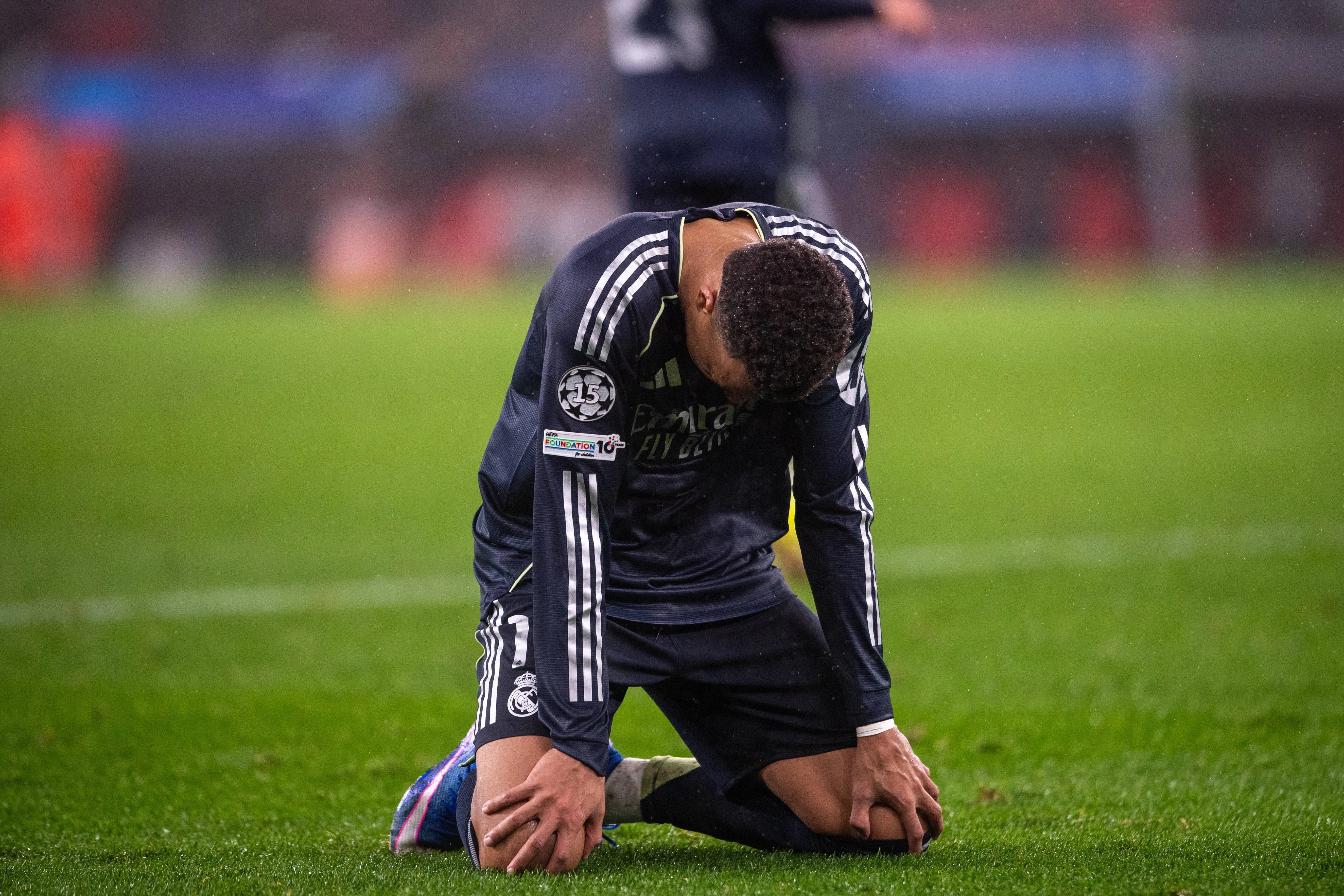 Mbappé não gostou do desempenho do Real Madrid contra o Benfica e disse que foi uma vergonha o resultado. IMAGO / NurPhoto – (Miguel Lemos)