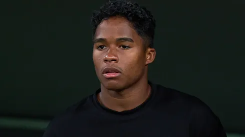 Endrick durante um jogo do Real Madrid. Foto: Angel Martinez/Getty Images