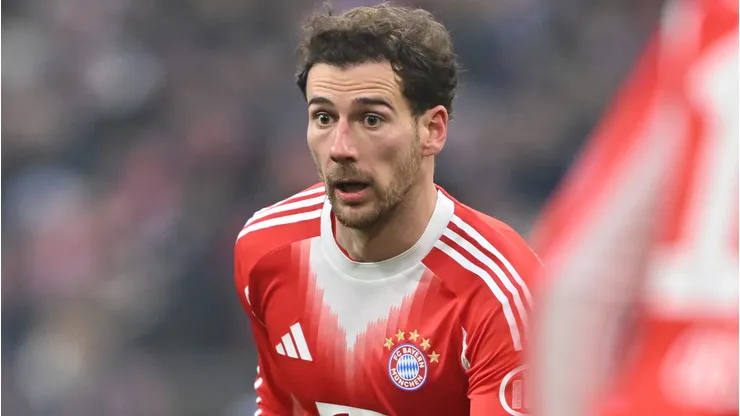 Leon Goretzka em partida pela Champions. (Photo by Sebastian Widmann/Getty Images)
