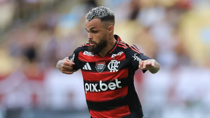O atacante Michael em jogo do Flamengo (Buda Mendes/Getty Images)